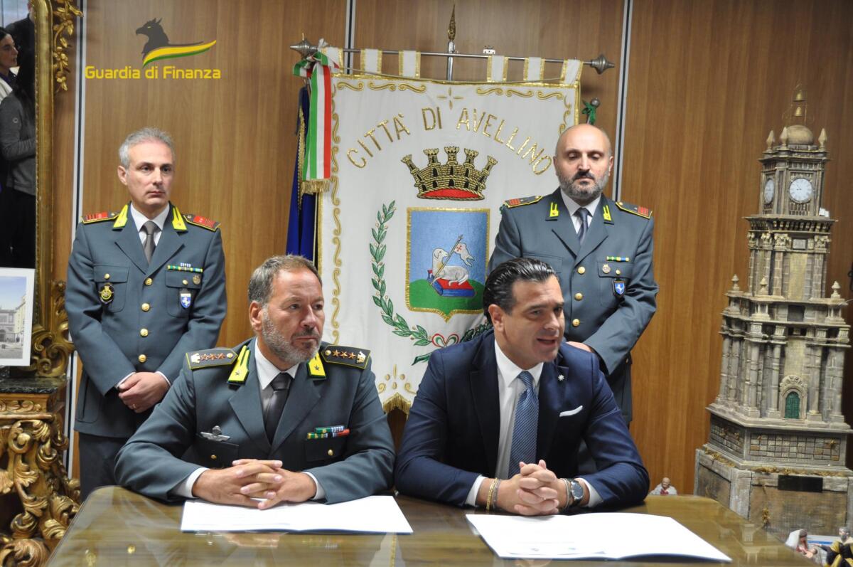 Comune di Avellino e Guardia di Finanza siglano Protocollo d'intesa sul PNRR - 