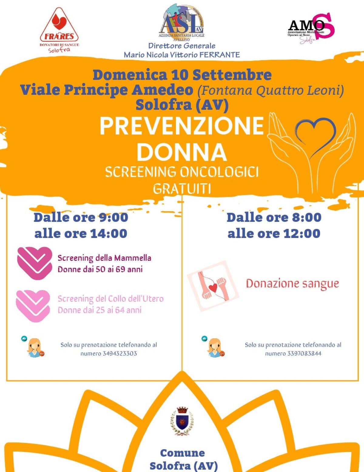 A Solofra giornata di prevenzione dell'Asl Av - 