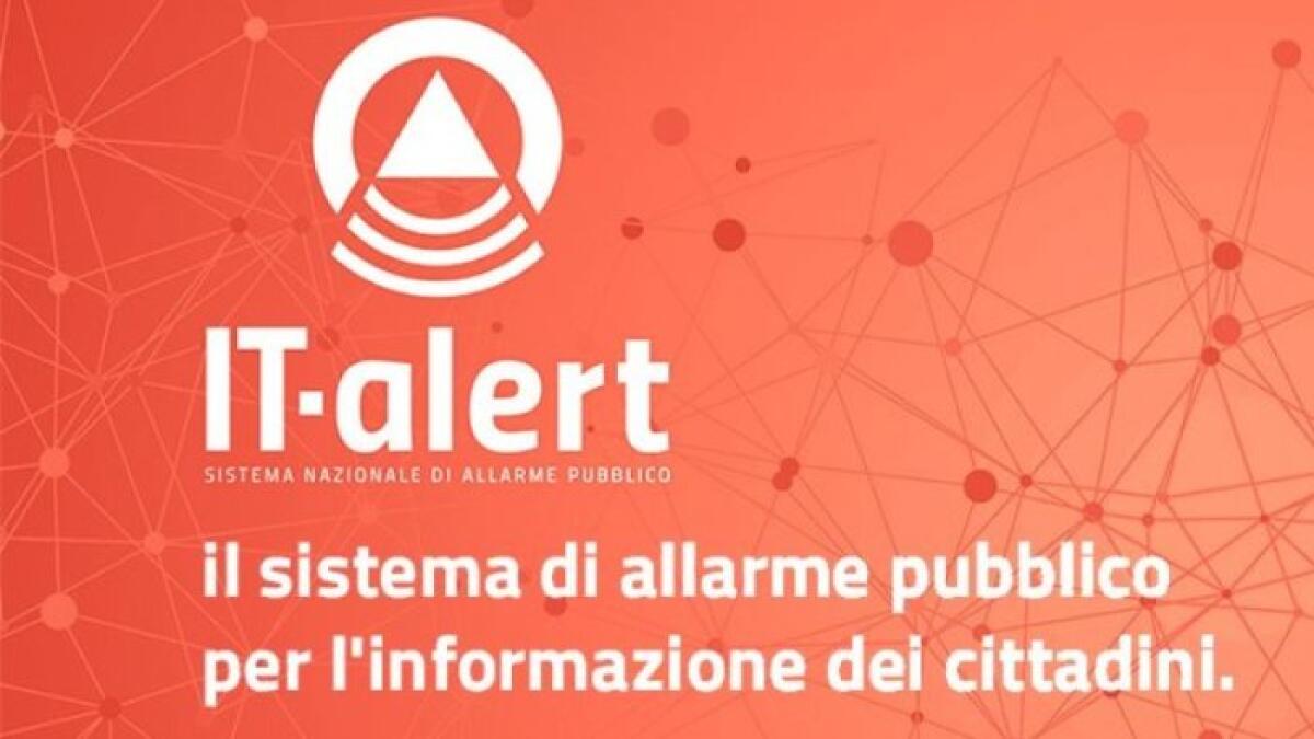 It Alert il prossimo 12 Settembre in Campania - 