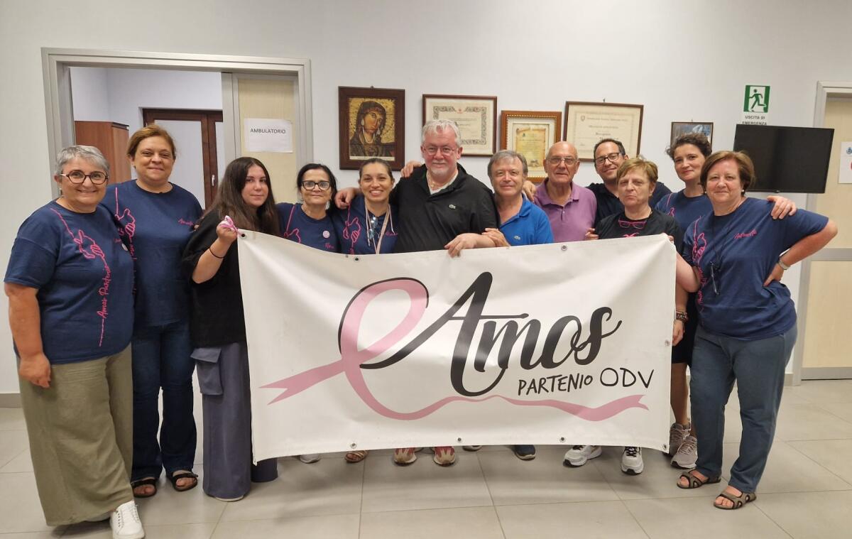 Aspettando la Camminata Rosa, prevenzione a Mercogliano con Amos Partenio. - 