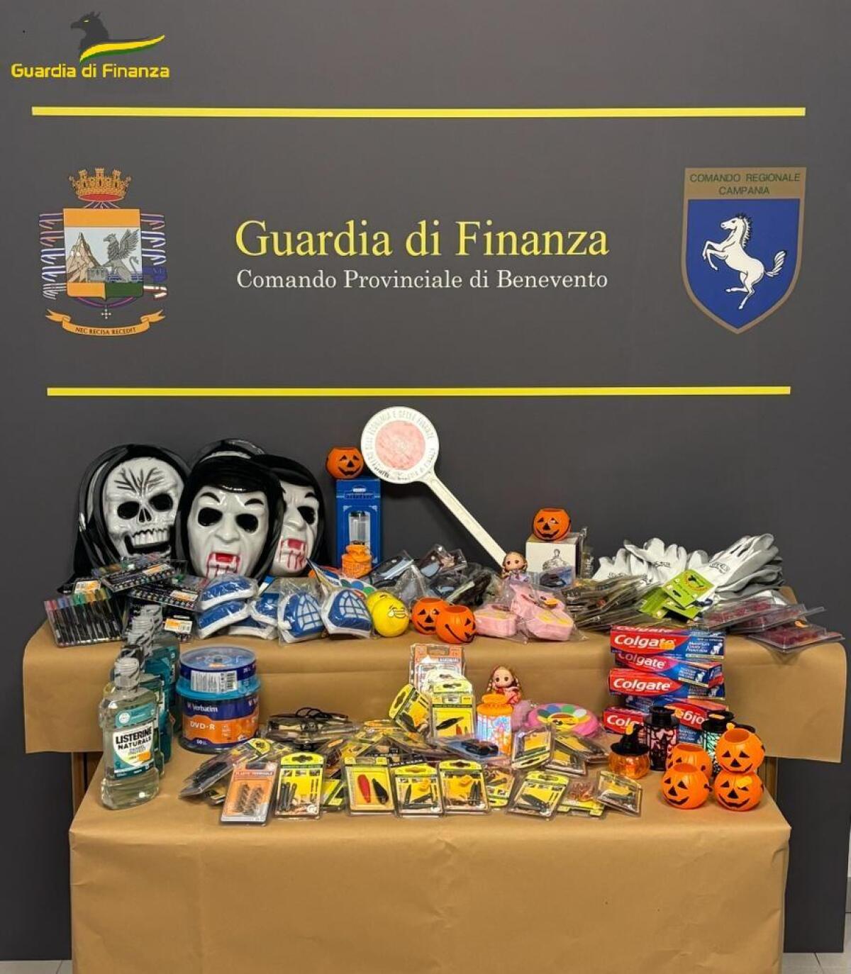 Benevento. Guardia di Finanza sequestra 8200 articoli non sicuri - 