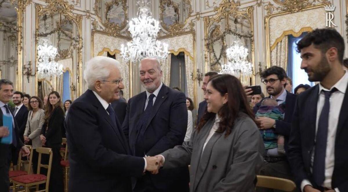 Il Presidente della Repubblica Sergio Mattarella riceve i Giovani Funzionari delle Nazioni Unite al Quirinale - 