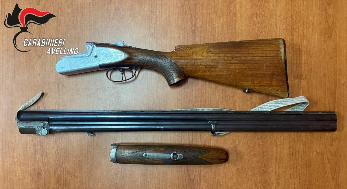 Deteneva un fucile con matricola abrasa, in manette un 75enne. - 