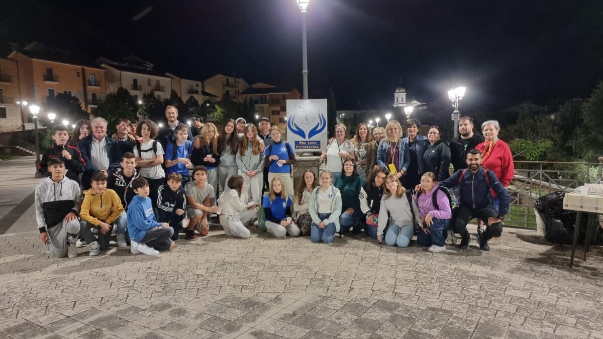 Studenti polacchi a Pietrelcina. - 