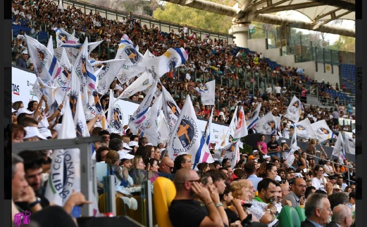 Grande evento di premiazioni Libertas allo Stadio Olimpico. - 