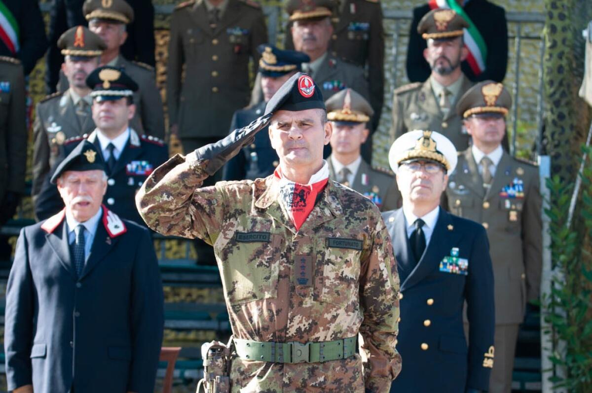 Il beneventano Eugenio Fortunato al comando del Reggimento Logistico della Brigata Sassari. - 
