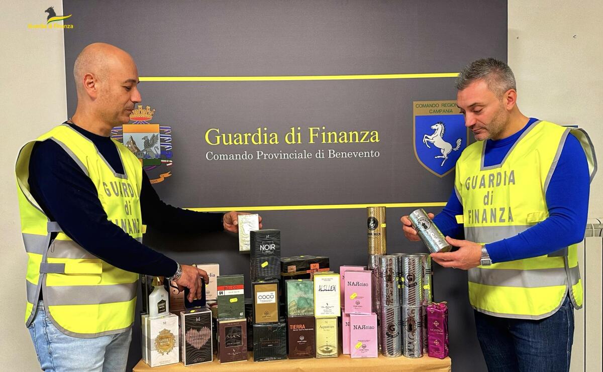 Airola. Sequestrate 100 confezioni di profumo con marchi contraffatti - 