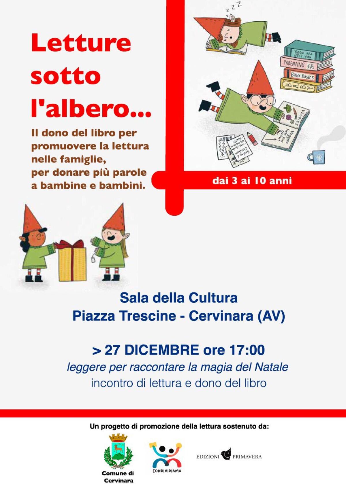 Cervinara. Letture sotto l'albero. - 