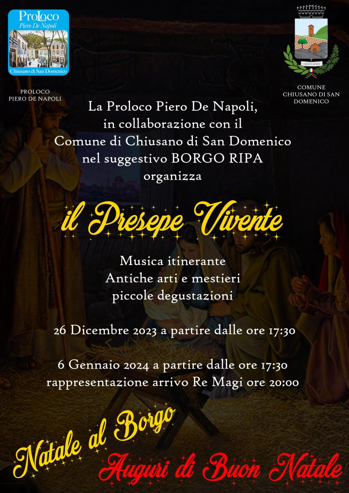 Presepe Vivente al Borgo Ripa di Chiusano S.Domenico - 