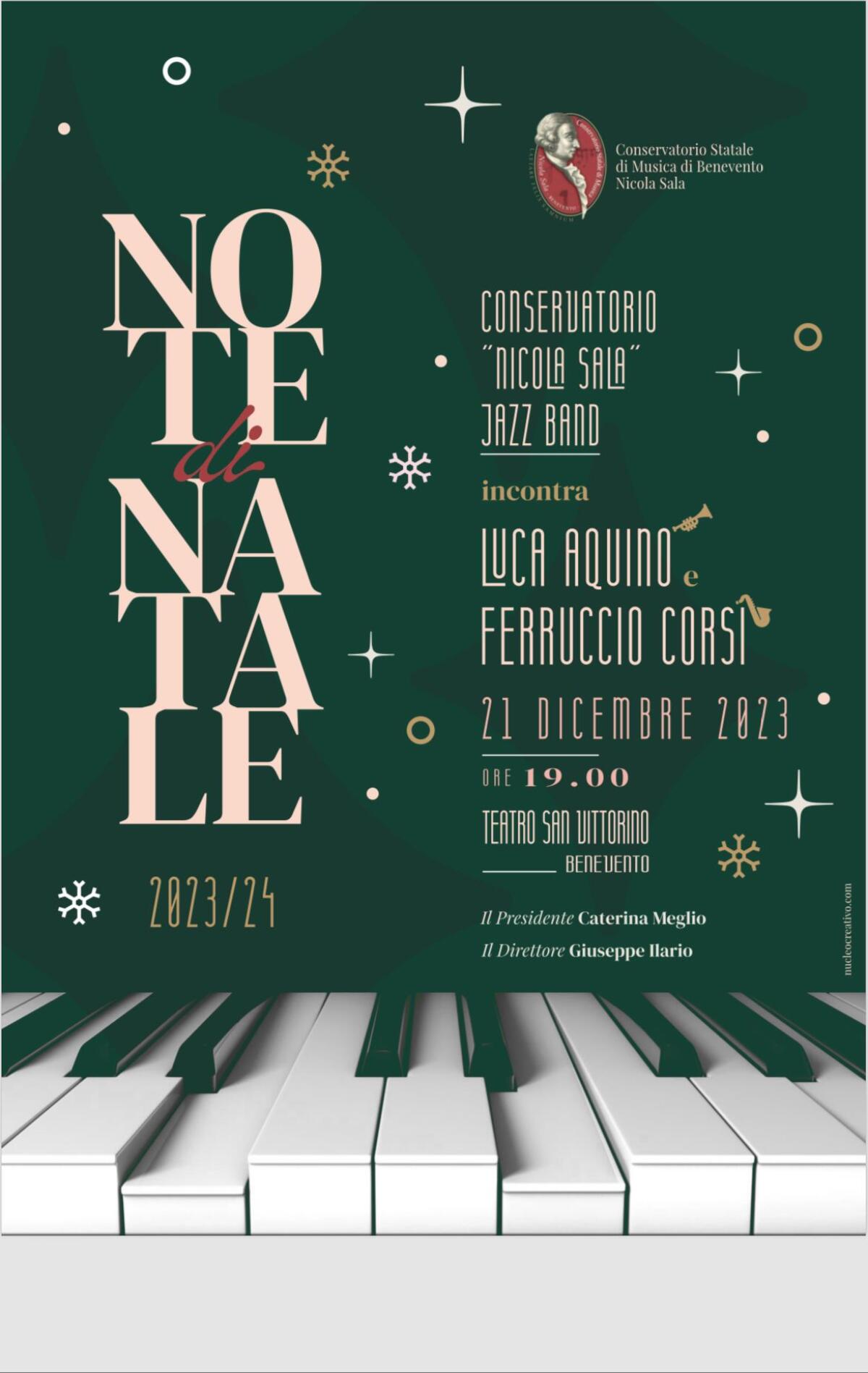 Conservatorio “Nicola Sala”: grande Jazz con Luca Aquino e Ferruccio Corsi. - 
