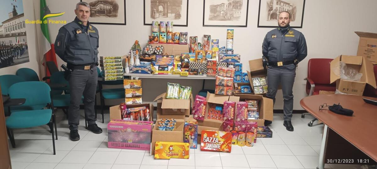 Sequestrati ad Avellino circa 36.000 artifizi pirotecnici, detenuti in modo illegale in un garage privato. - 