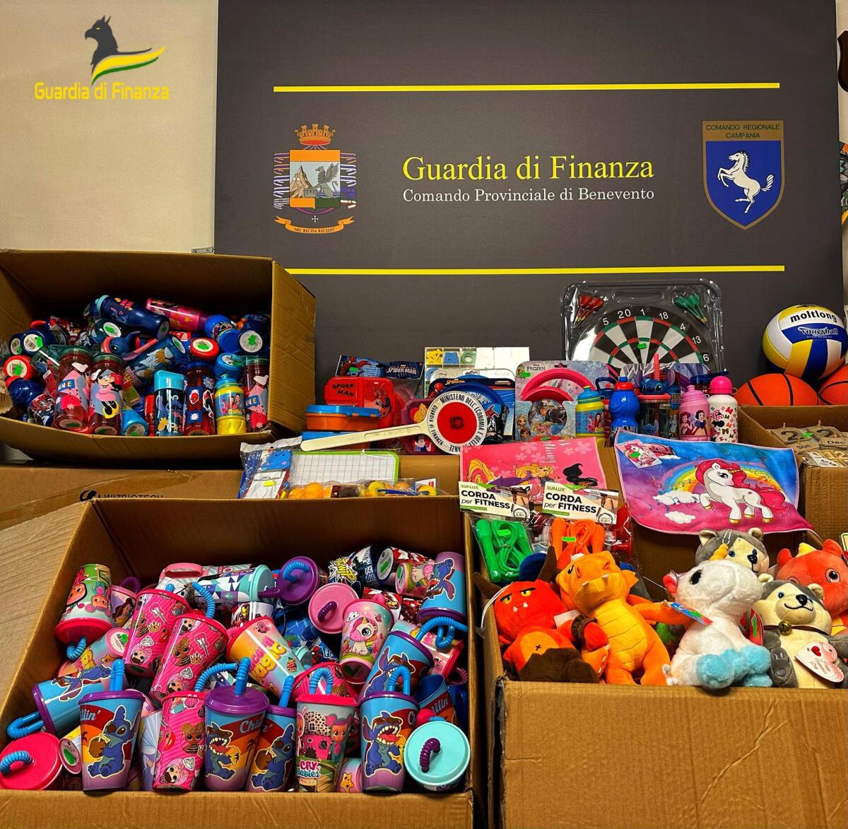 Benevento. Sottoposti a sequestro circa 10.000 giocattoli - 