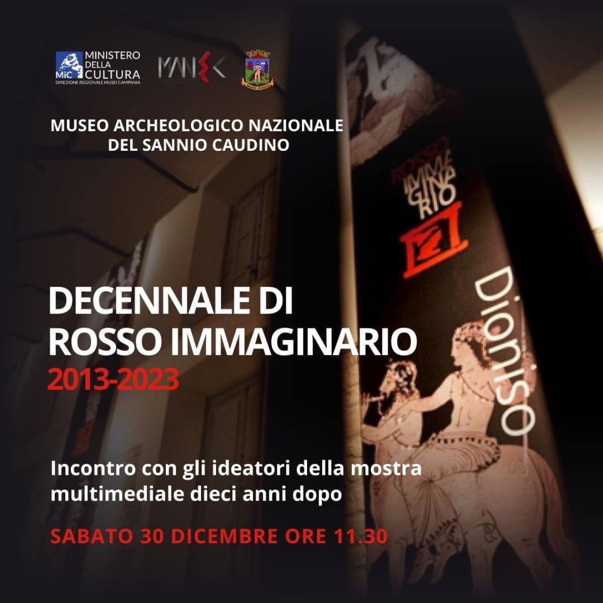 Montesarchio. Decennale Rosso Immaginario. - 