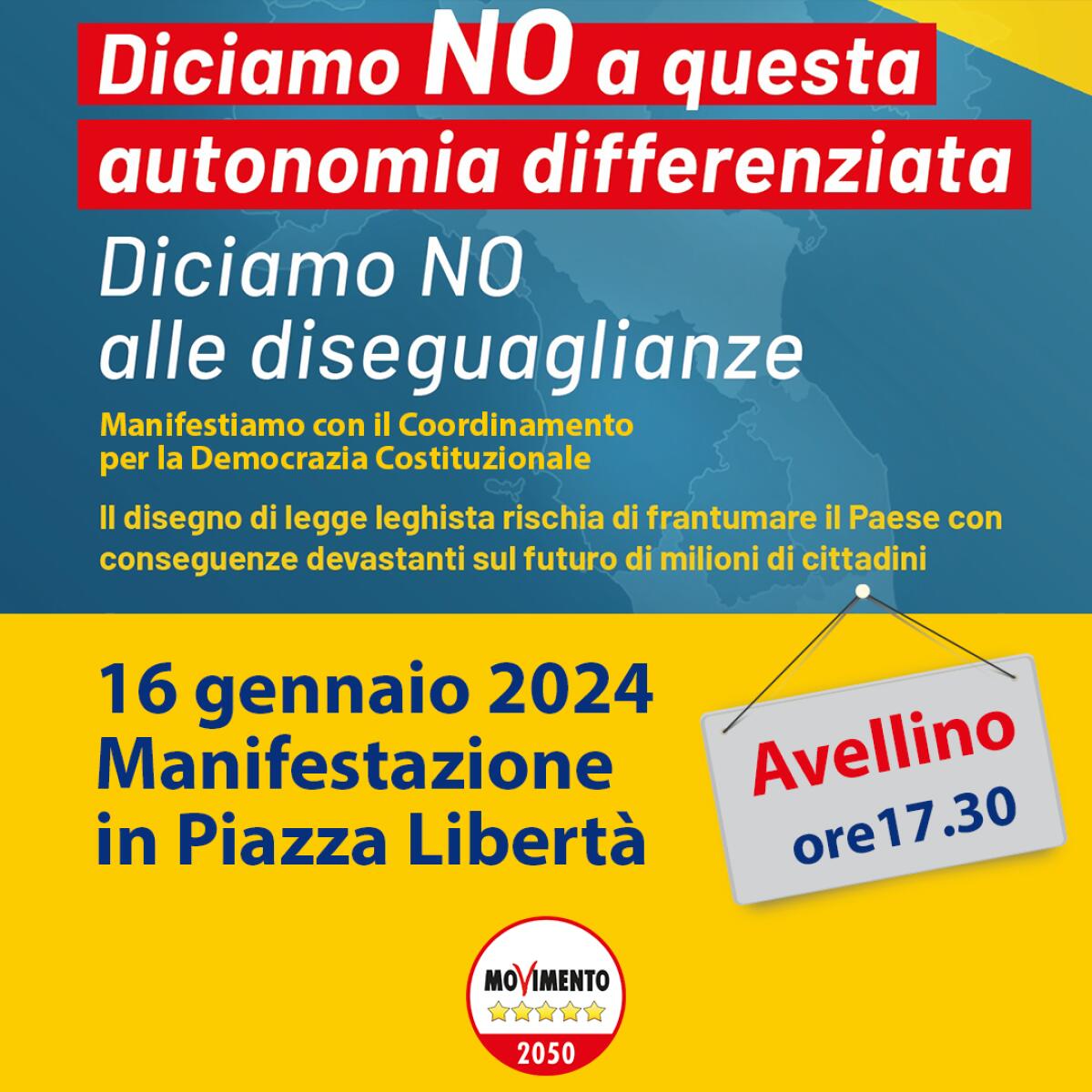 Il Movimento Cinque Stelle Avellino a difesa della Costituzione.  - 
