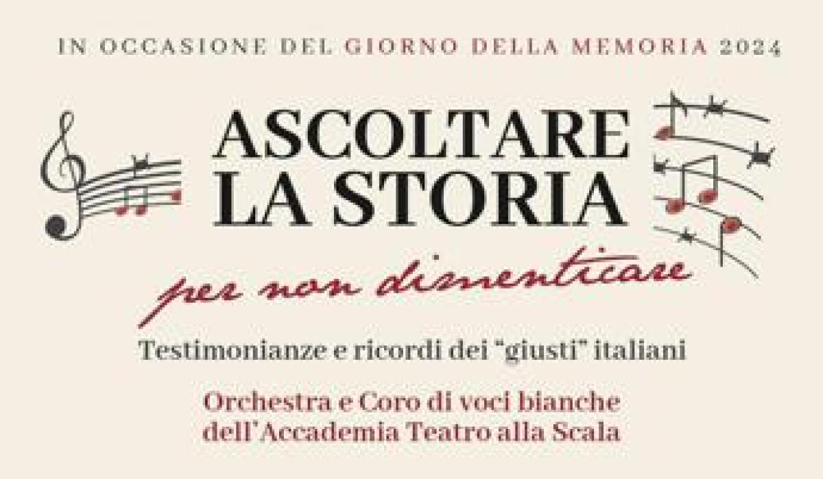 Concerto alla Camera per giorno Memoria, in sala ricordo 'giusti delle nazioni' - 