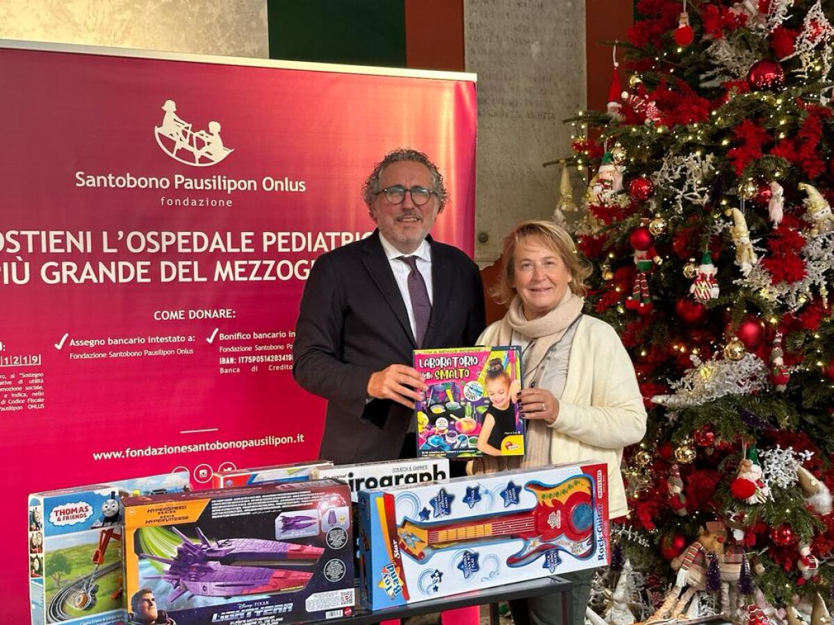 Arriva la Befana di AIR Campania per i piccoli pazienti dell’Ospedale Santobono Pausilipon - 