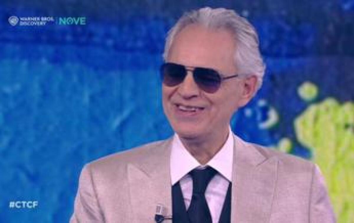 Bocelli a Che tempo che fa: "Ho chiesto a Obama se esistono gli Ufo" - 