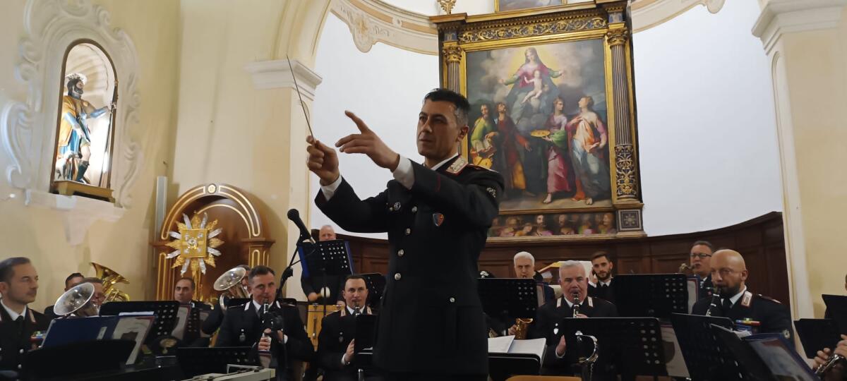 A Santa Paolina si è esibita la Fanfara dei Carabinieri. - 