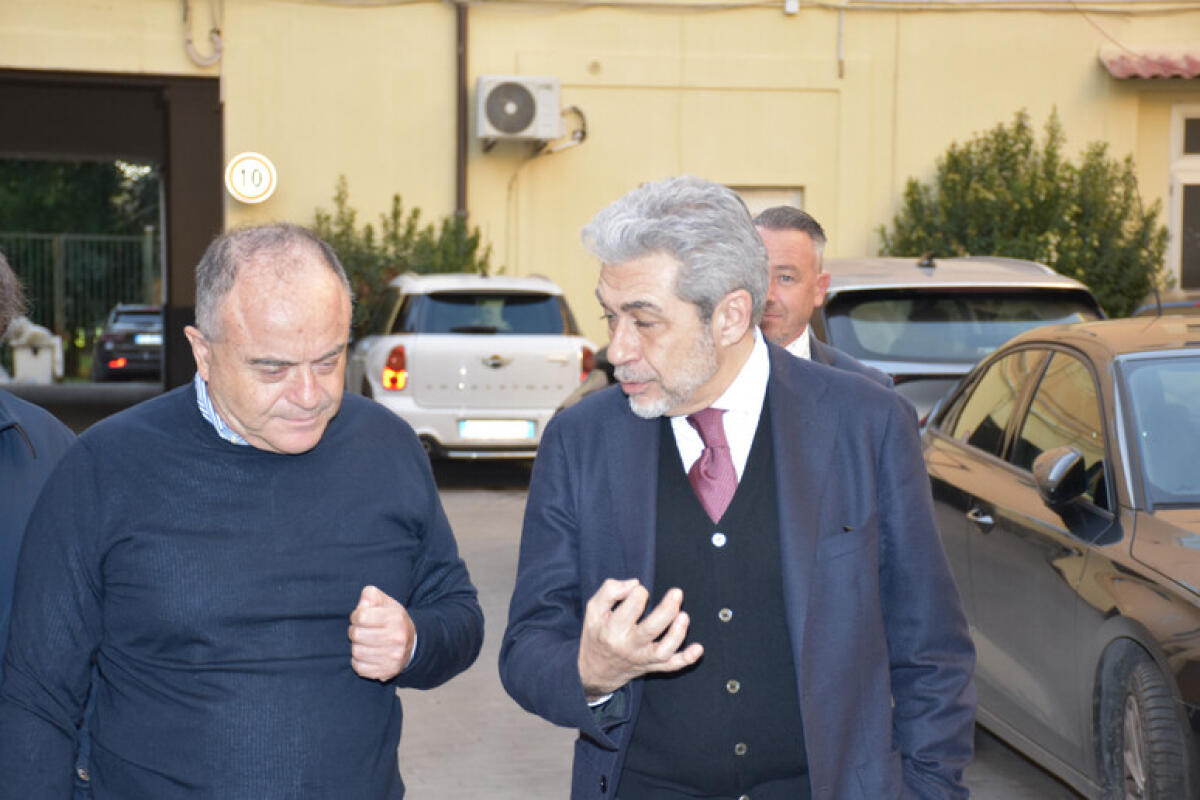 Gratteri in visita a questore Caserta. - 