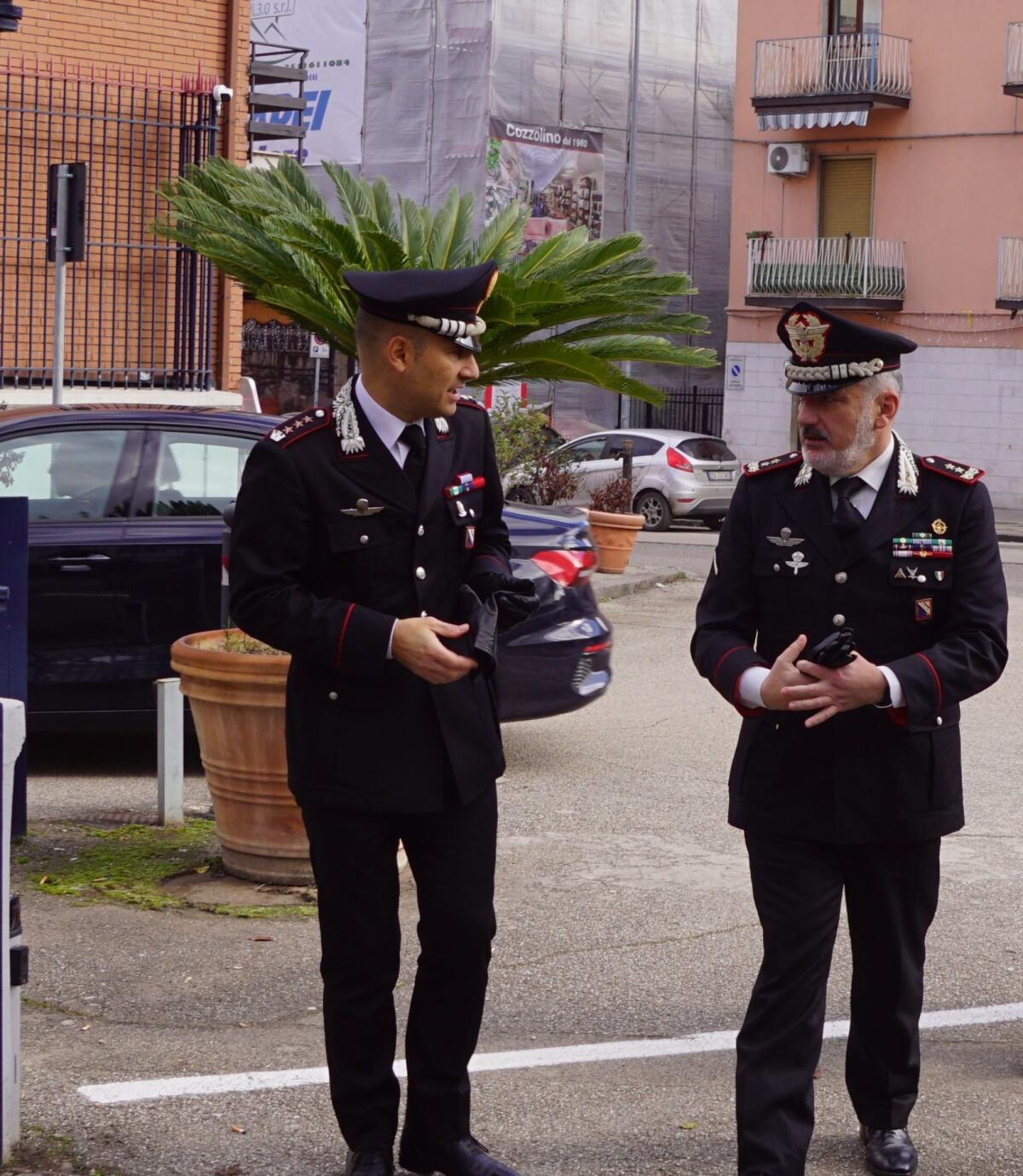 Comandante della Legione Carabinieri “Campania” in visita al Comando Provinciale di Benevento. - 