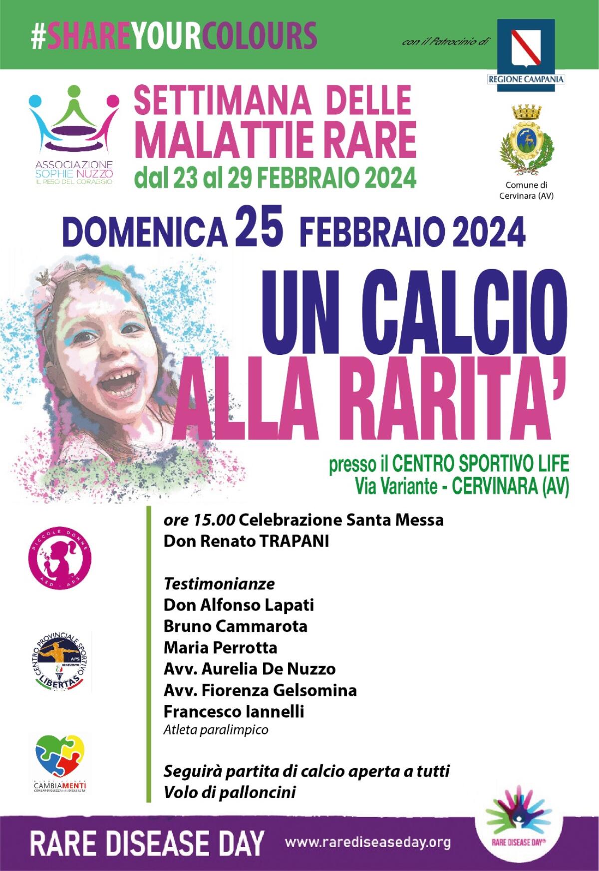 Cervinara partecipa alla settimana delle malattie rare. - 