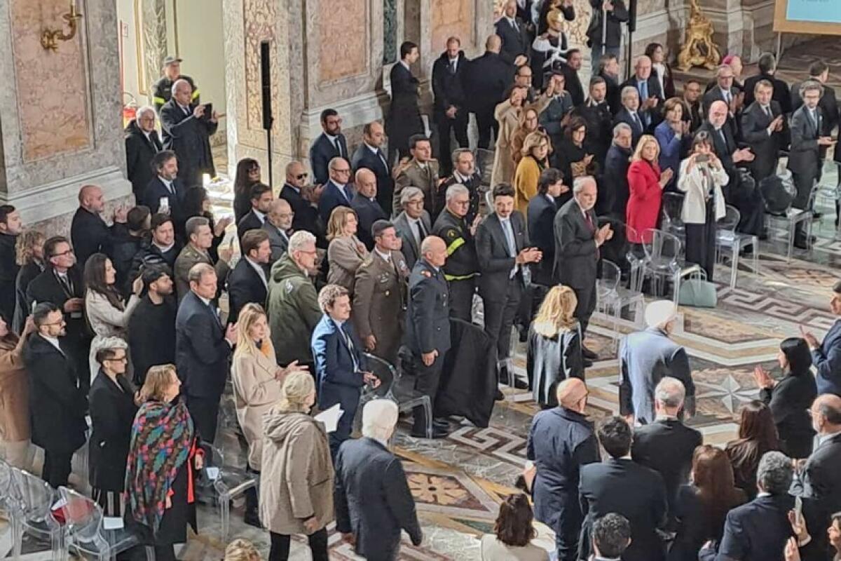 Mattarella alla Reggia di Caserta per chiusura anno vanvitelliano - 