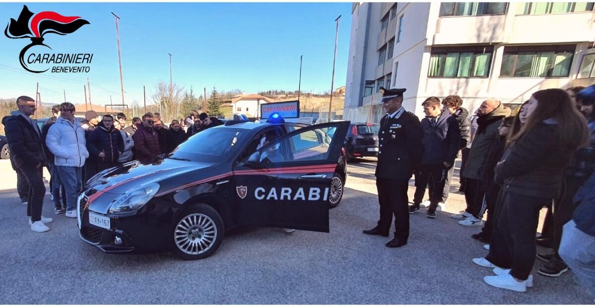 Cultura della legalità, i Carabinieri incontrano la scuola a Colle Sannita. - 