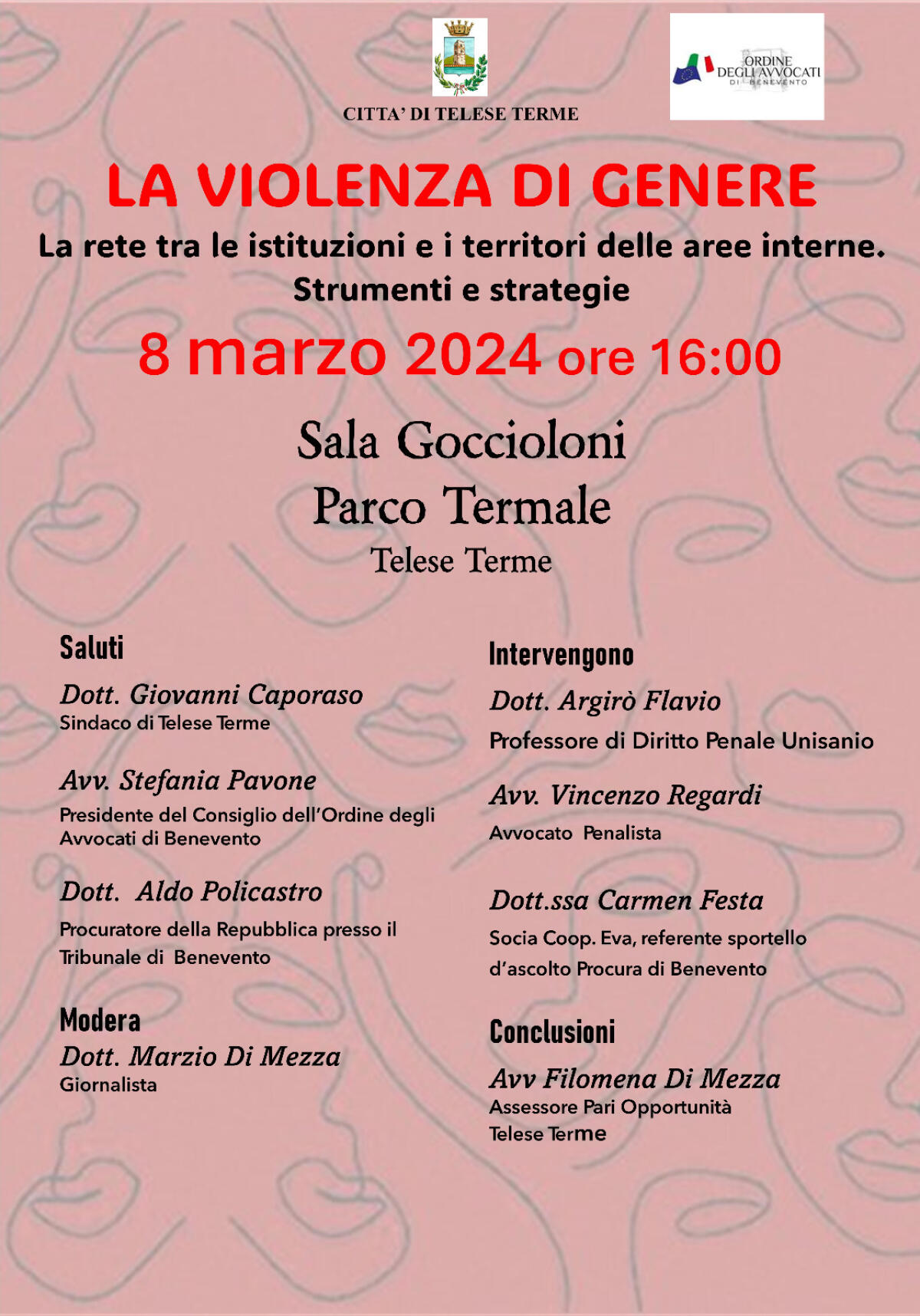  A Telese l’8 marzo incontro sulla violenza di genere, con il dott. Aldo Policastro - 