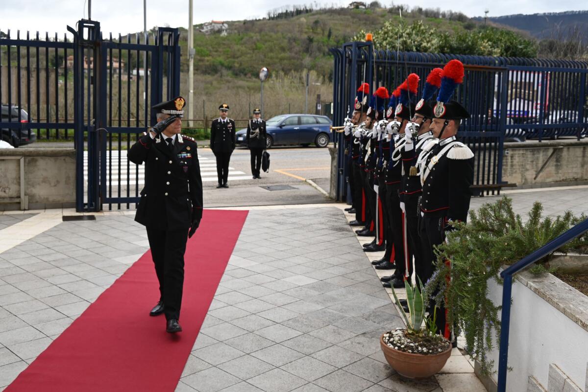 Il Generale dei Carabinieri Antonio De Vita in visita al Comando Provinciale di Avellino. - 
