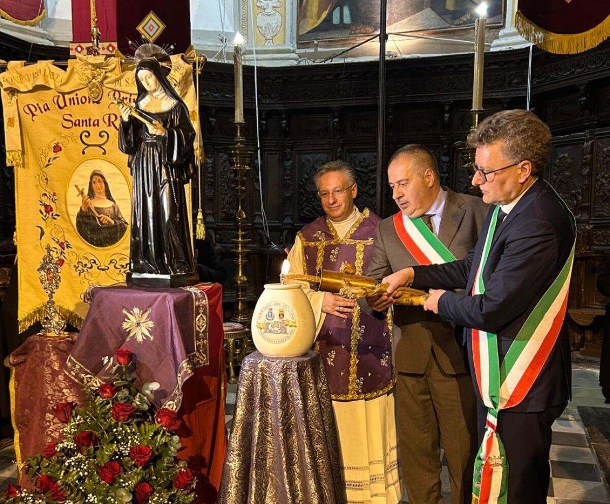 Verso la Festa di Santa Rita: La Fiaccola della Pace e del Perdono accesa a Enna - 