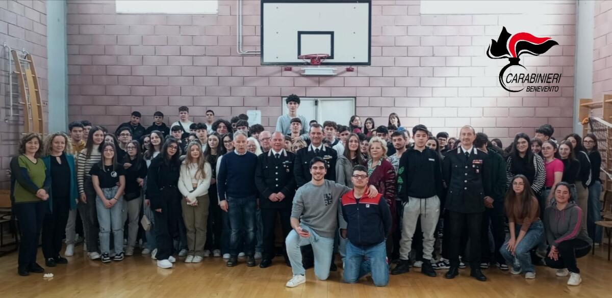 Carabinieri e Scuola insieme per due giorni a San Bartolomeo in Galdo - 