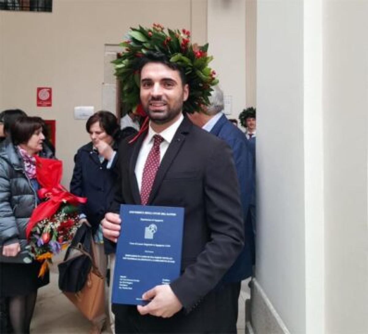Cervinara.Giuseppe Casale ha conseguito la laurea in Ingegneria Civile. - 