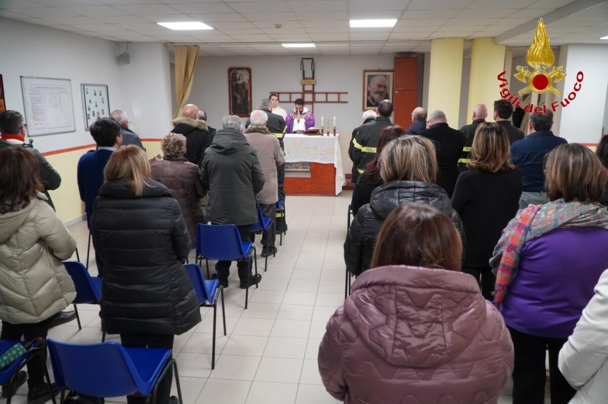 Avellino. Precetto Pasquale dei Vigili del Fuoco - 