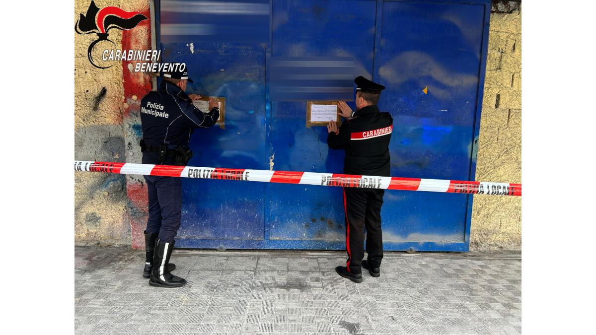Benevento. Sequestrata un'autocarrozzeria. - 