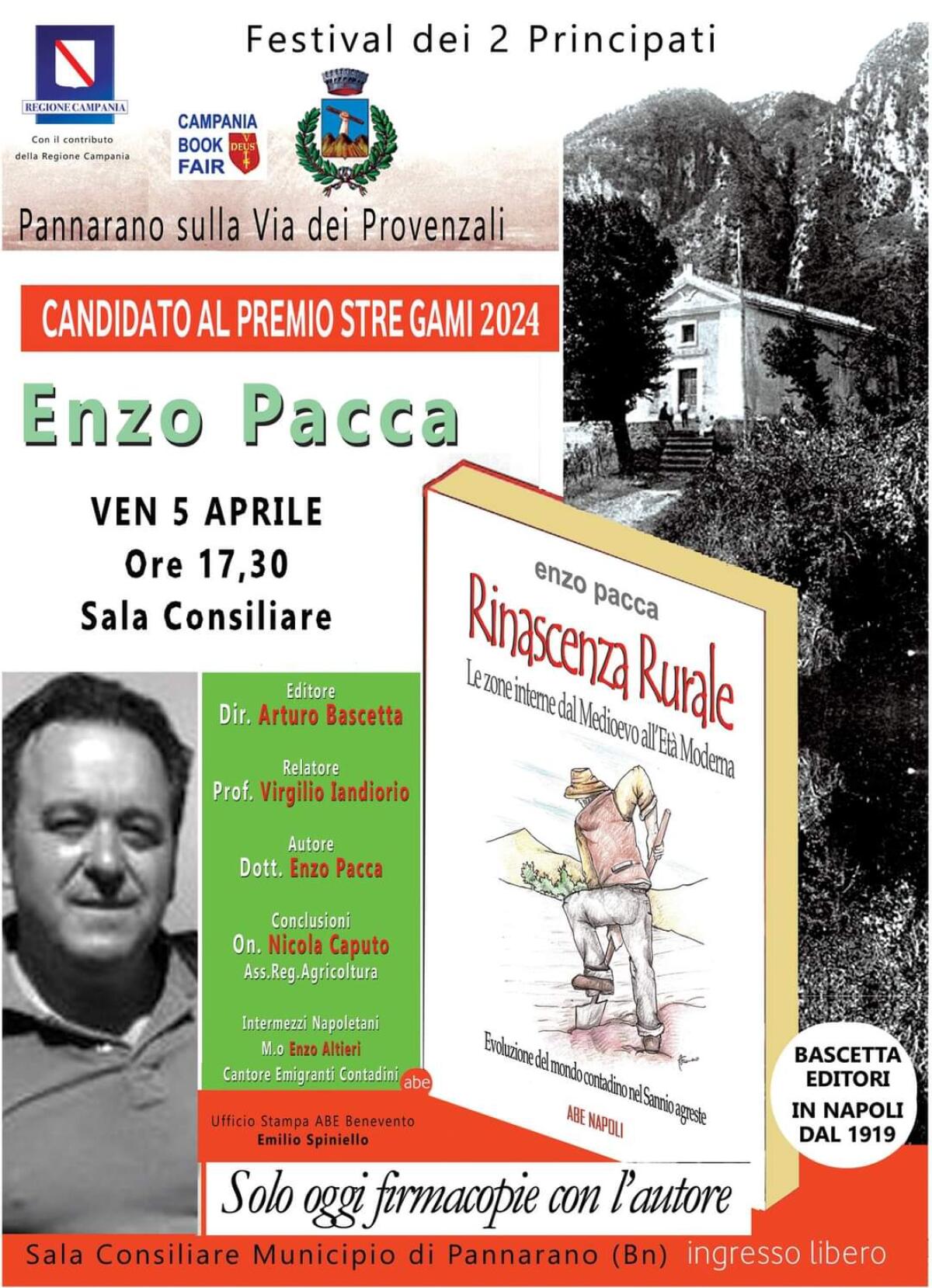 Si presenta il libro del Sindaco di Pannarano, Enzo Pacca. - 