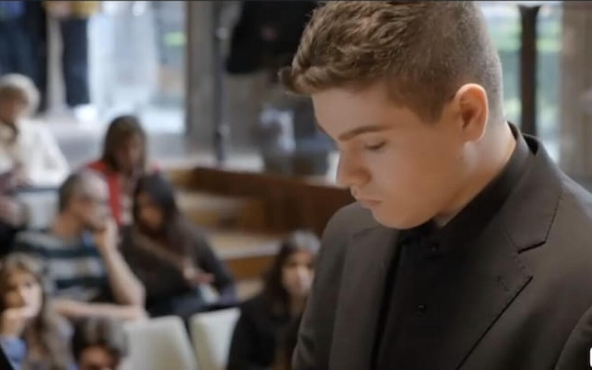 Matteo Pio Benedetto rappresenta il Liceo Musicale Lombardi alla seconda edizione del Piano Day regionale - 