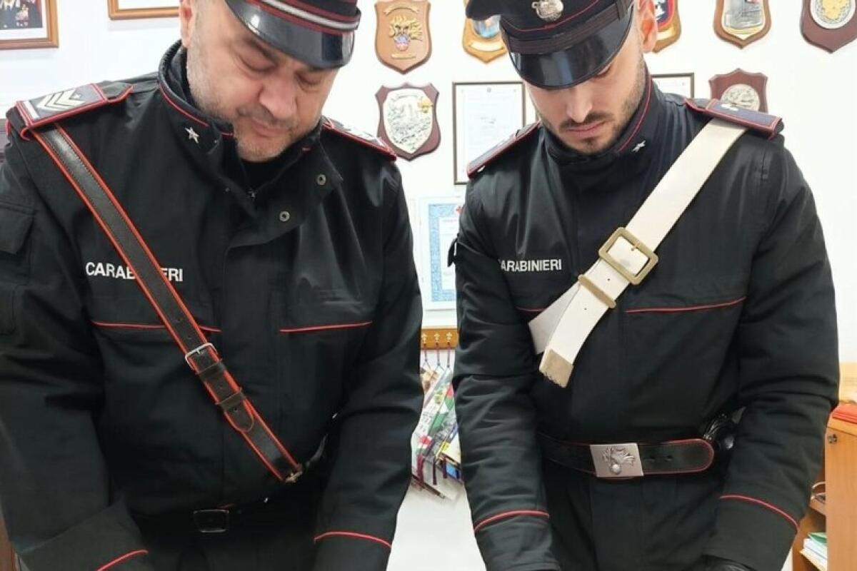 Carabinieri intervengono per incendio e in rudere trovano armi - 
