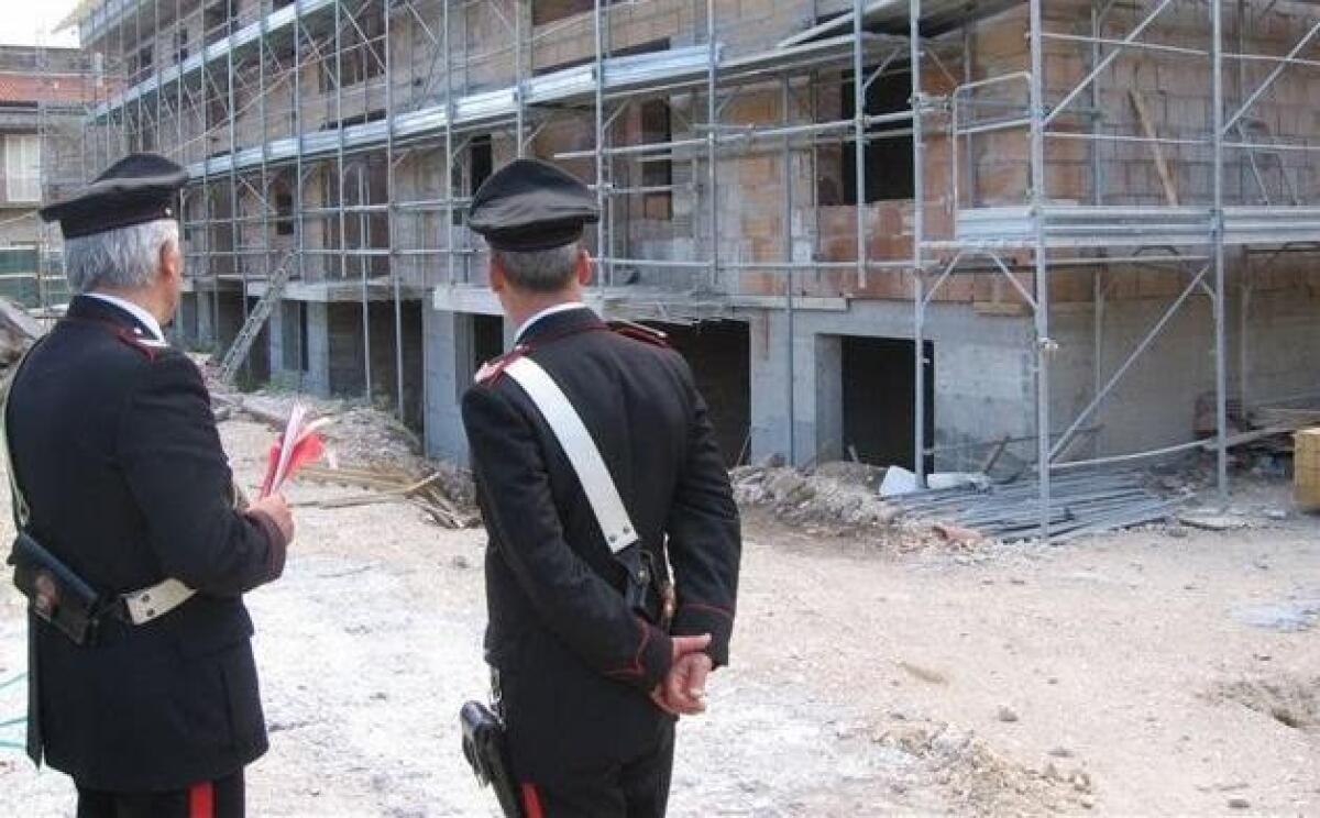 Controlli cantieri, denunciato un imprenditore di San Leucio del Sannio. - 