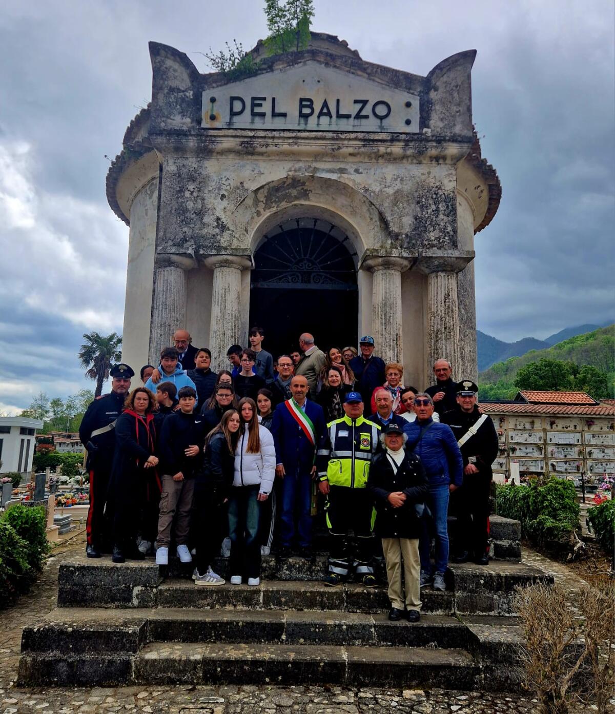 Cerimonia commemorativa di Carlo Del Balzo.  - 