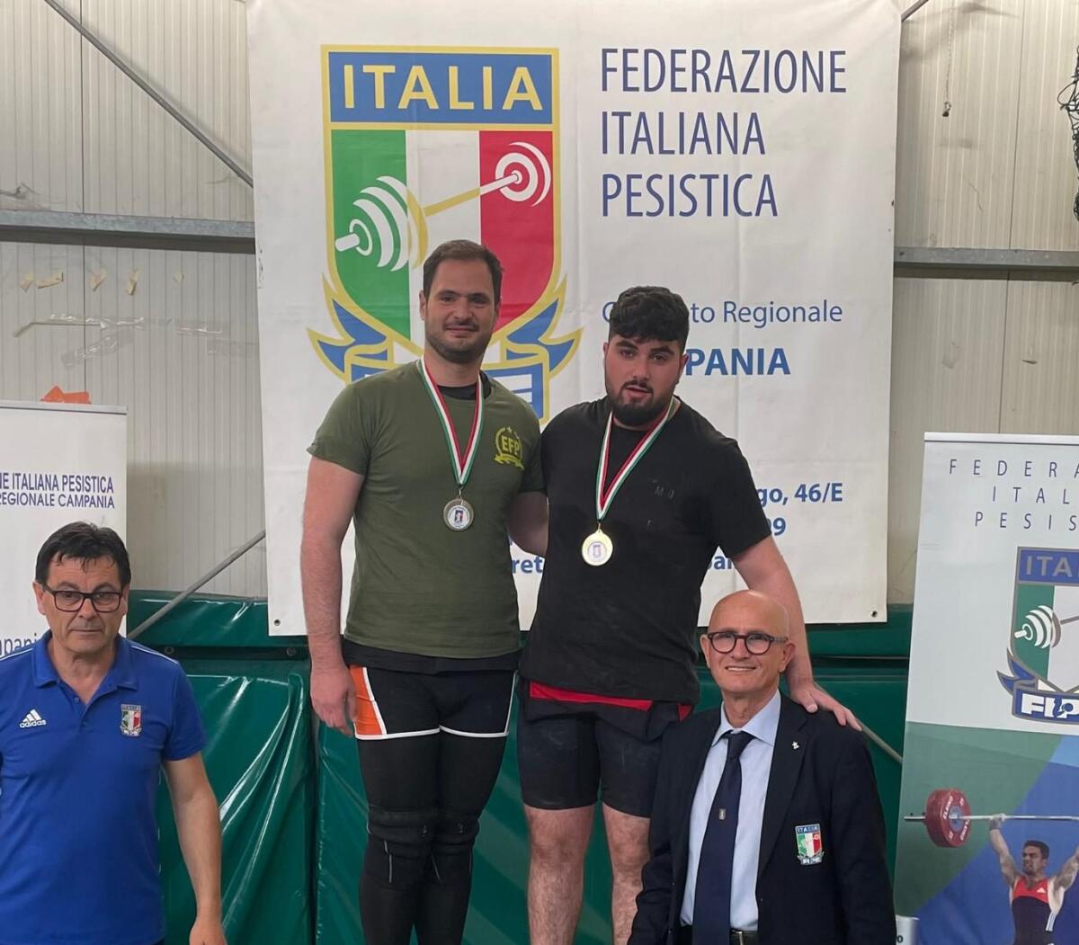 Cervinara: Pesistica, en-plein degli atleti cittadini. - 