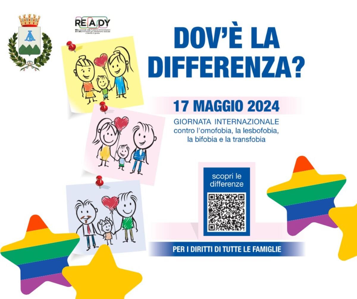 Ariano Irpino aderisce alla Giornata Internazionale contro l’Omofobia. - 