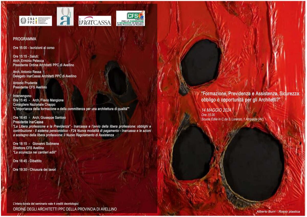 Seminario deontologico per gli architetti irpini - 