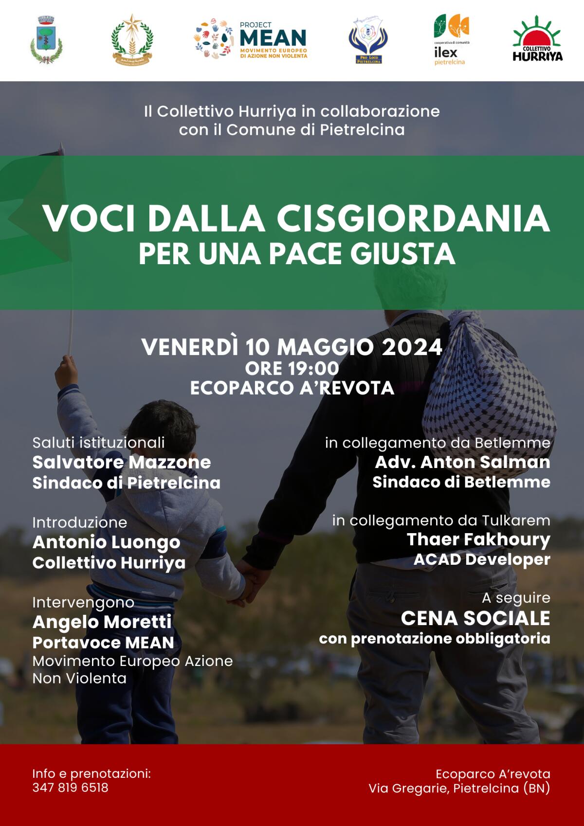 “Voci dalla Cisgiordania - Per una Pace Giusta" - 