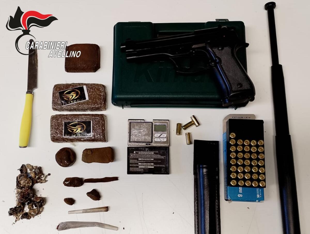 Sorpreso con hashish e funghi allucinogeni, in manette un 28enne. - 