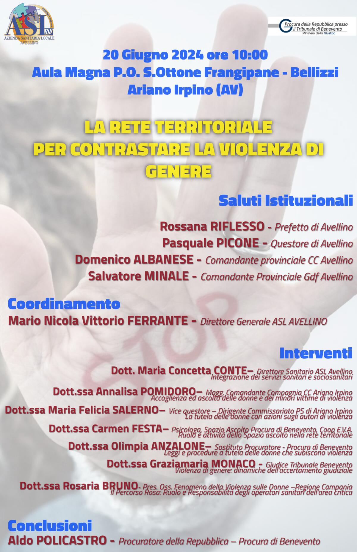 “La rete territoriale per contrastare la violenza di genere” - 