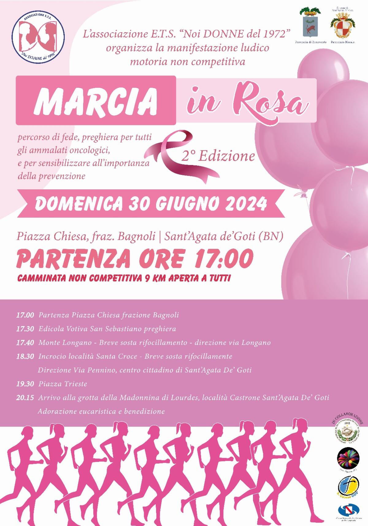 Sant'Agata de' Goti. Marcia in Rosa - 