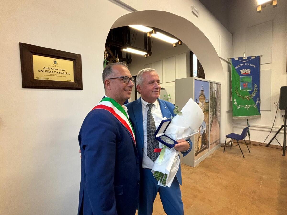 Inaugurata la Sala Consiliare “Angelo Vassallo” al Palazzo Pignatelli di Lauro. - 