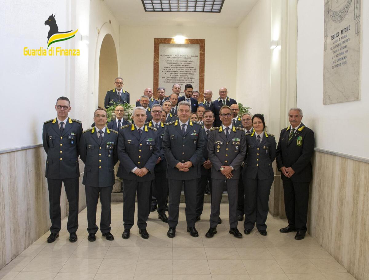 Comandante Regionale Campania della Guardia di Finanza in visita al Comando Provinciale di Benevento. - 
