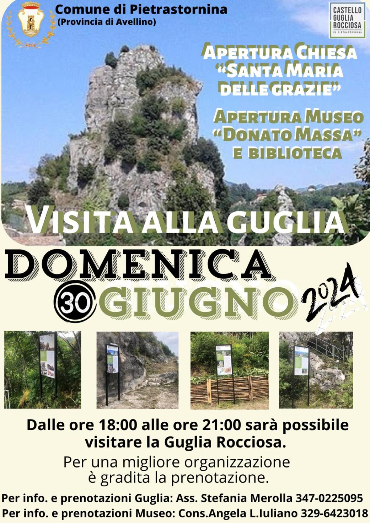 Domenica visita alla Guglia Rocciosa del Castello di Pietrastornina. - 