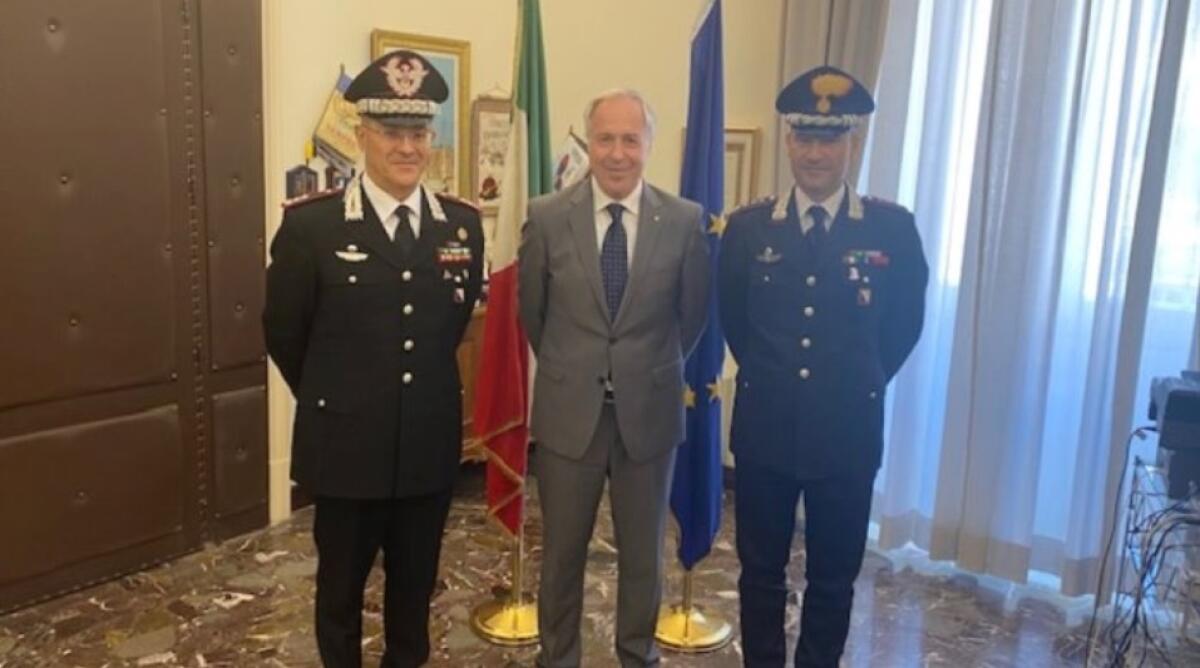 Comandante Legione Carabinieri “Campania” in visita alla Caserma dei Carabinieri di Benevento. - 